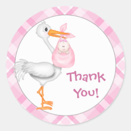 Adesivo Storey e Baby Girl Obrigado