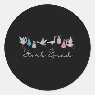 Adesivo Stork Squad Nurse Labor E Delivery Edition