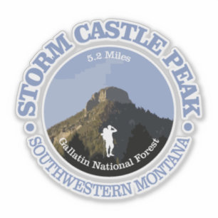 Adesivo Storm Castle Peak (rd)