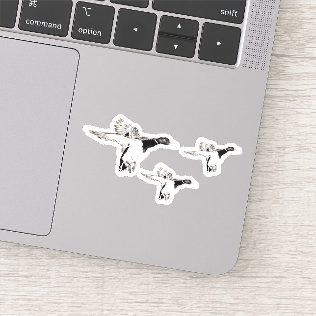 Adesivo Stormo di germani reali (Detalhe)