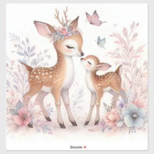 Adesivo Storybook Woodland Babings Deer Love