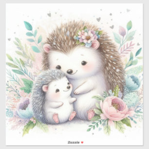 Adesivo Storybook Woodland Babings Hedgehog Love