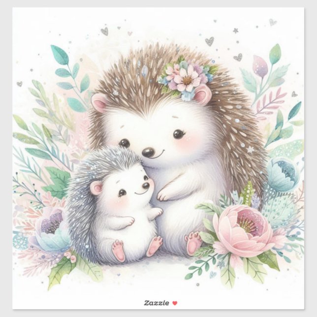 Adesivo Storybook Woodland Babings Hedgehog Love (Folha)