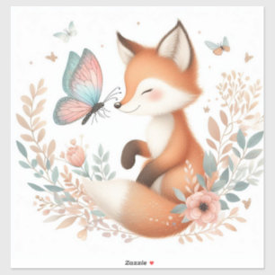 Adesivo Storybook Woodland Babs Fox E Butterfly