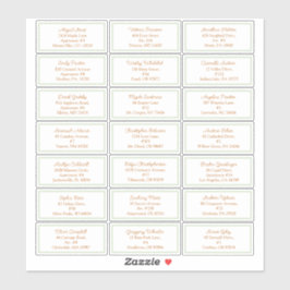 Adesivo Storybook Woodland Fox Chá de fraldas Endereço Con