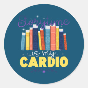 Adesivo Storytime É Meu Livro De Histórias De Cardio