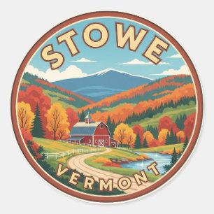 Adesivo Stowe Vermont Viagem