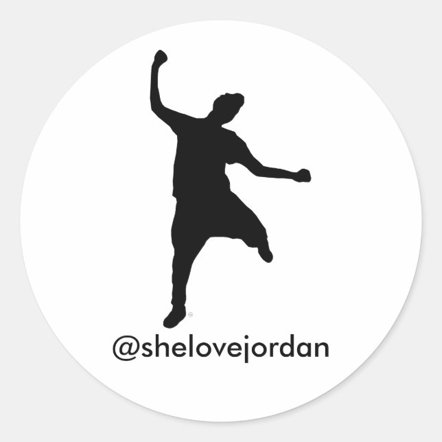 Adesivo Str8 Drop Sticker (@Shelovejordan) (Frente)