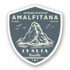 Adesivo Strada statale 163 Amalfitana apls italianos