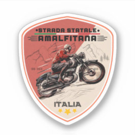 Adesivo Strada statale 163 Amalfitana apls italianos