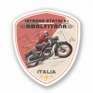 Adesivo Strada statale 163 Amalfitana apls italianos