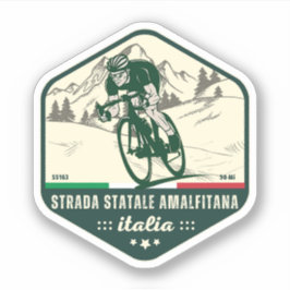 Adesivo Strada statale 163 Amalfitana italiana apls