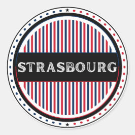 Adesivo Strasbourg City Pride Emblem – French Identity