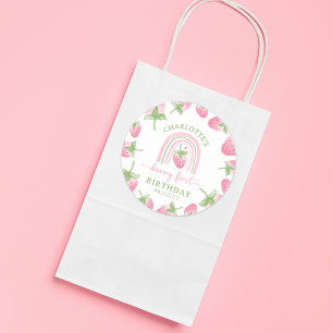 Adesivo Strawberrry Primeiro Aniversário