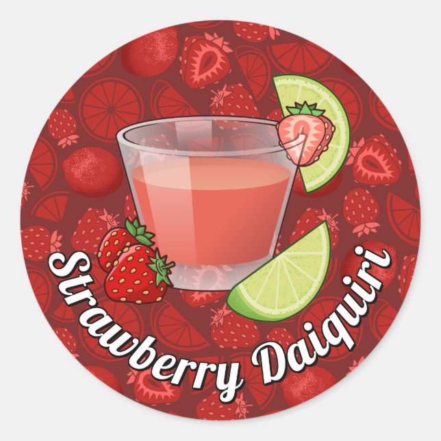 Adesivo Strawberry Daiquiri Sticker (Frente)