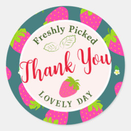 Adesivo Strawberry Green