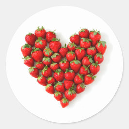 Adesivo Strawberry Heart