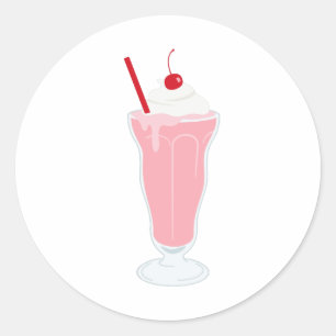 Adesivo Strawberry Milkshake