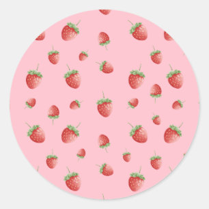 Adesivo Strawberry Pattern