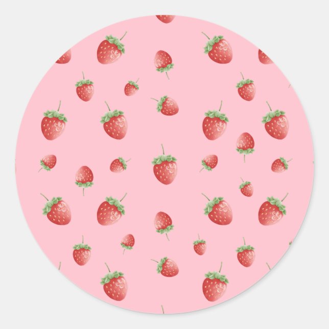 Adesivo Strawberry Pattern (Frente)