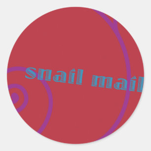 Adesivo Strawberry Snail Mail