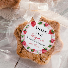 Adesivo Strawberry Sticker Labels Birthday Berry Sweet