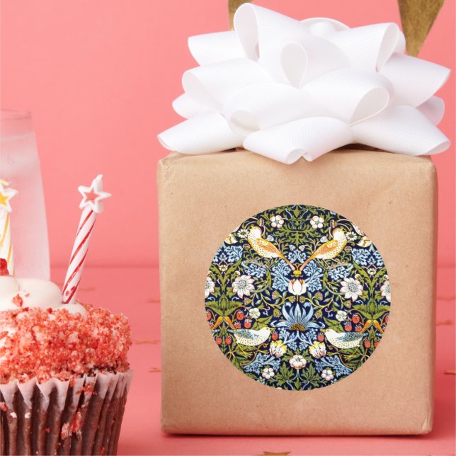 Adesivo Strawberry Thief por William Morris (Festa)