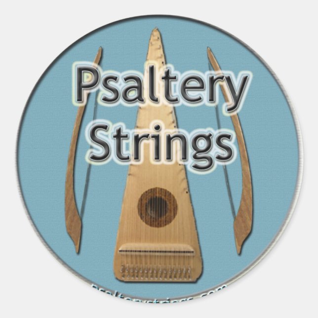 Adesivo Strickers de Rede de Strings Psaltery (Frente)