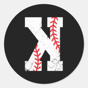 Adesivo Strikeout K do jarro do basebol
