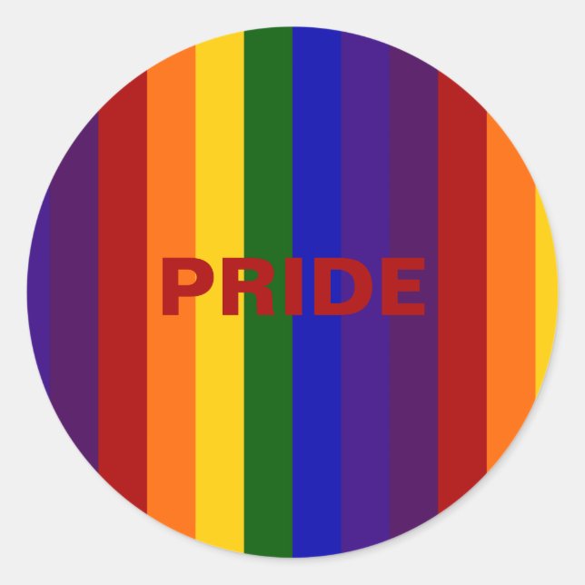 Adesivo Stripes Arco-íris (Frente)