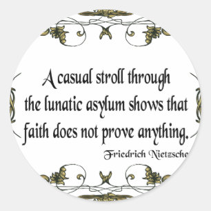 Adesivo Stroll ocasional das citações de Nietzsche com o