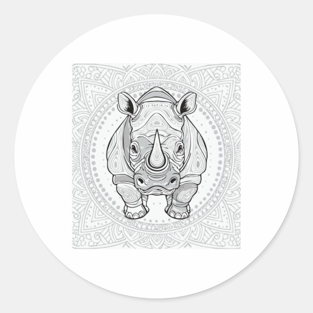 Adesivo Strong Rhino Sticker (Frente)