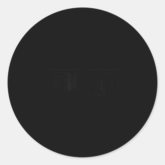 Adesivo Stronger Than I Look D374 Gym Shirt _ Workout _ Mo (Frente)