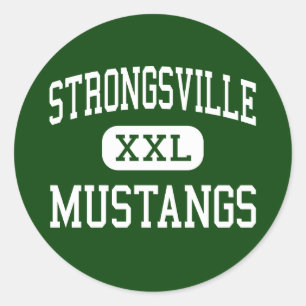 Adesivo Strongsville - Mustangs - High - Strongsville Ohio