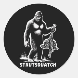 Adesivo Strutsquatch Bigfoot Sasquatch Engraçado Juventude