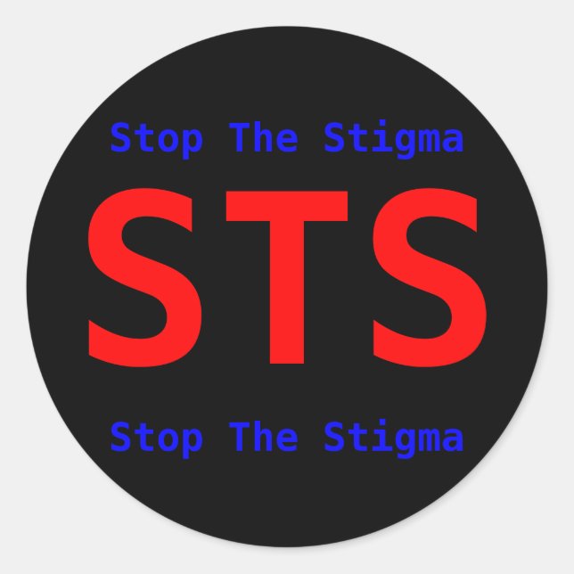 Adesivo STS, Pare O Estigma, Pare O Estigma (Frente)