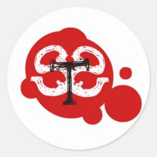 Adesivo STS SPatter Round Sticker