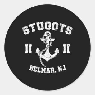 Adesivo Stugots Belmar Nj Âncora Distressed Sarcástico Bar