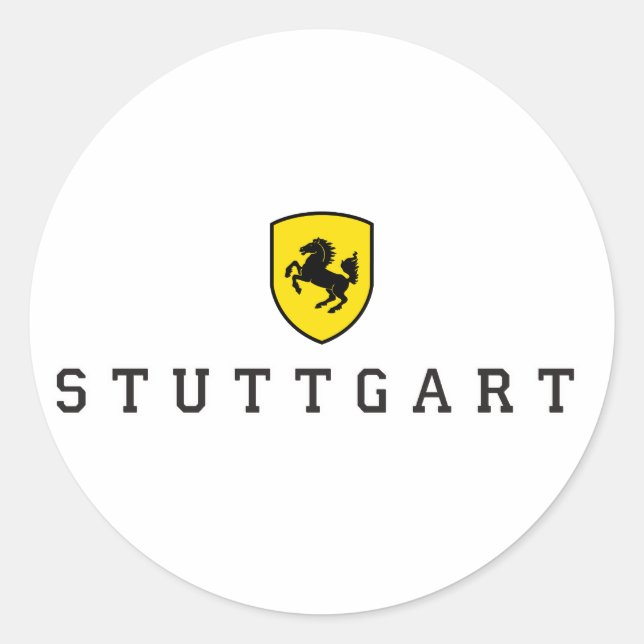 Adesivo Stuttgart Crest Stuttgarter Wappen (Frente)