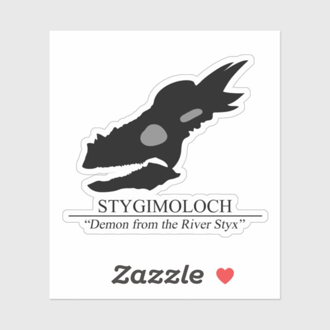Adesivo Stygimoloch Skull (Folha)