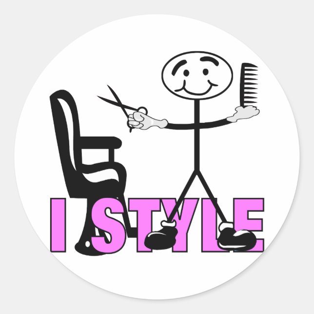 Adesivo Stylist para o cabelo (Frente)