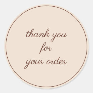 Adesivo Sua Empresa de Texto Personalizada Obrigado Terrac