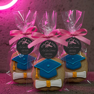 Adesivo Sua Garota Brilhante Formando Graduação Rosa Néon