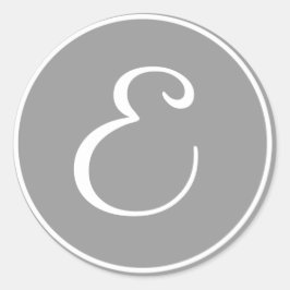 Adesivo Sua Letra, Monograma Personalizado E Cinzas Inicia