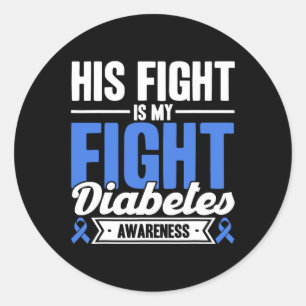 Adesivo Sua Luta É A Minha Consciência Da Diabetes