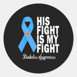 Adesivo Sua Luta É A Minha Consciência Da Diabetes T1d T2d