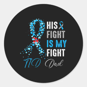 Adesivo Sua Luta é Minha Luta Contra a Diabetes do Pai T1D