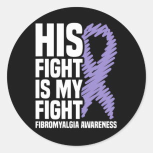 Adesivo Sua Luta É Minha Luta Contra A Fibromialgia Sensib