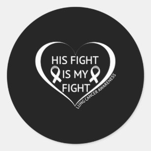 Adesivo Sua Luta É Minha Luta Contra O Cancer Pulmonar Mês