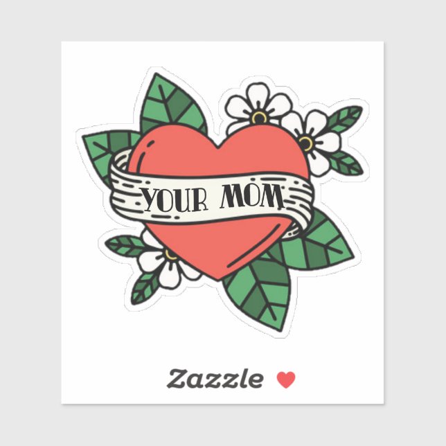 Adesivo Sua mãe (Folha)